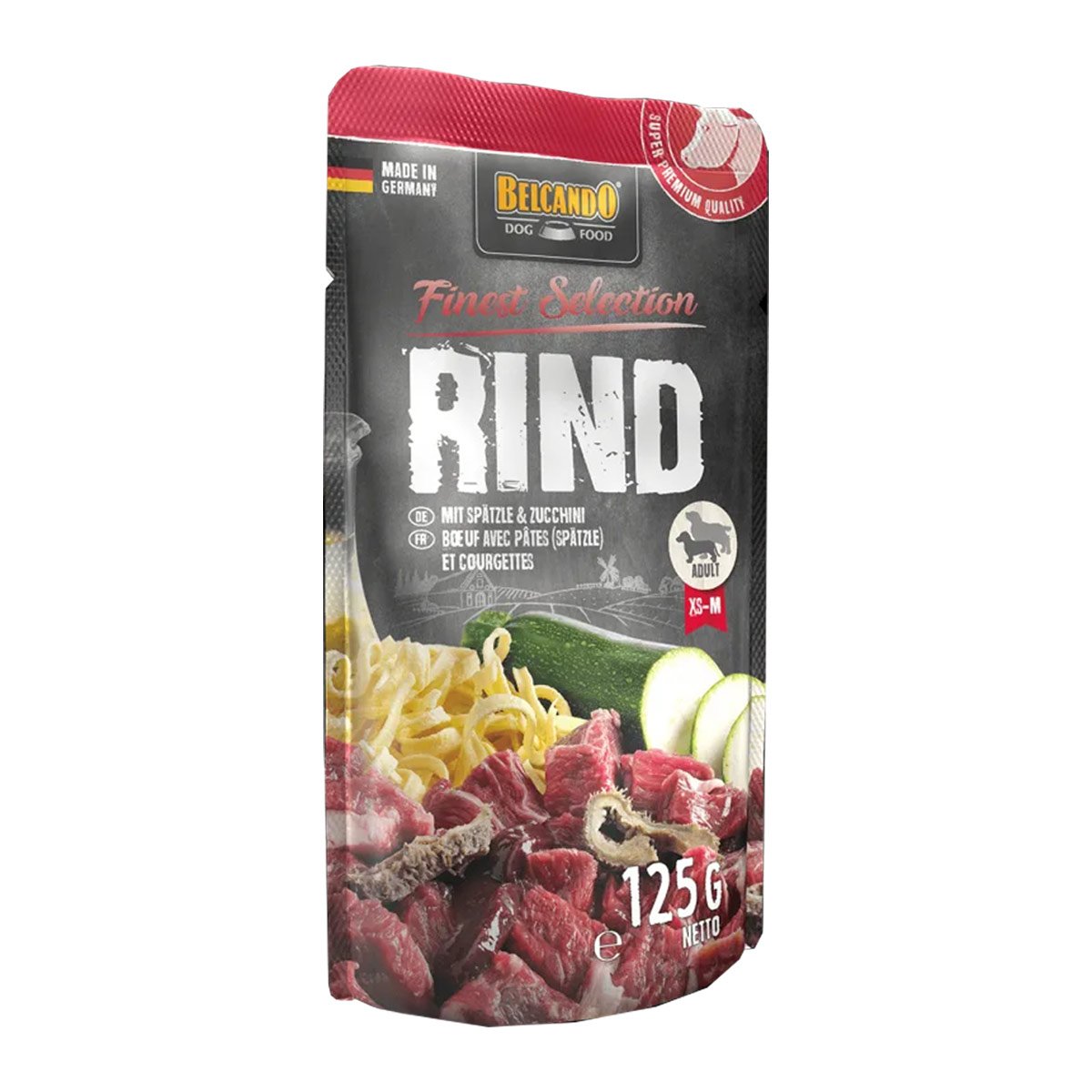 Belcando Finest Selection Rind mit Spätzle & Zucchini 12x125g von Belcando