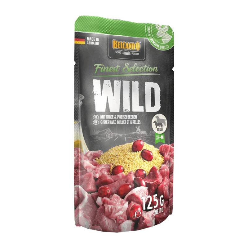 Belcando Finest Selection Wild mit Hirse & Preiselbeeren 12x125g von Belcando