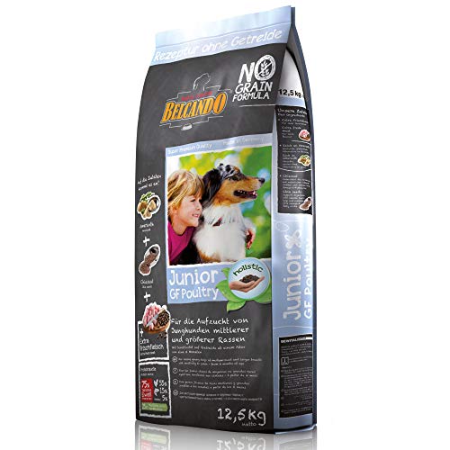 Belcando Junior GF Poultry [12,5 kg] getreidefreies Hundefutter | Trockenfutter ohne Getreide für Junge Hunde | Alleinfuttermittel für Hunde ab 4 Monaten von Belcando