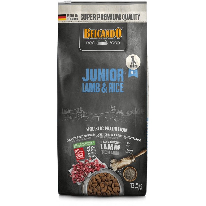 Belcando Junior Lamm & Reis - Sparpaket 2 x 12,5 kg (4,20 € pro 1 kg) von Belcando