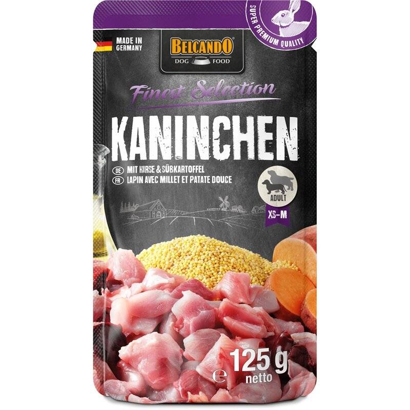 Belcando Kaninchen mit Hirse & Süßkartoffel - 125 g (11,12 € pro 1 kg) von Belcando