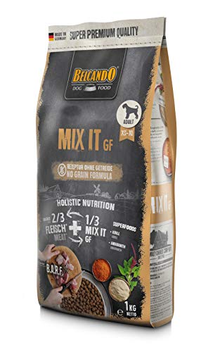 Belcando Mix It GF [1 kg] Ergänzungsfutter | Trockenfutter für Hunde zur Ergänzung bei Fleischfütterung & Barf | Ergänzungsfutter für Hunde von Belcando