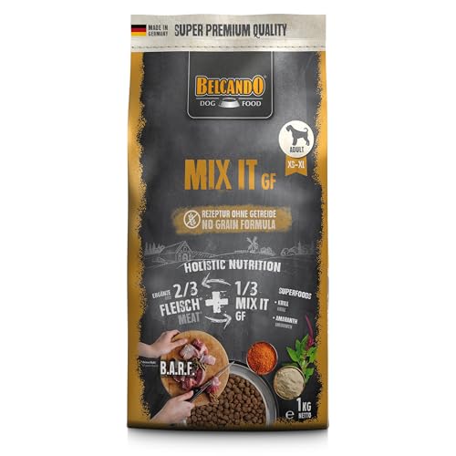 Belcando Mix It GF [1 kg] Ergänzungsfutter | Trockenfutter für Hunde zur Ergänzung bei Fleischfütterung & Barf | Ergänzungsfutter für Hunde von Belcando