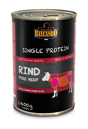 Belcando Nassfutter Hund Single Protein Rind (Rind, 12 x 400 g) von Belcando