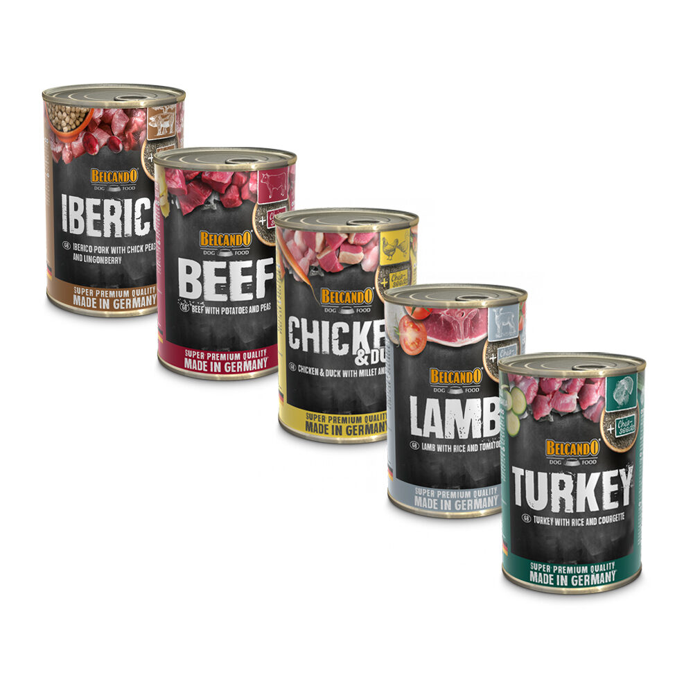 Belcando Nassfutter - Schwein mit Kichererbsen und Heidelbeeren - 6 x 800 g Belcando Nassfutter - Schwein mit Kichererbsen und Heidelbeeren - 6 x 800 g von Belcando