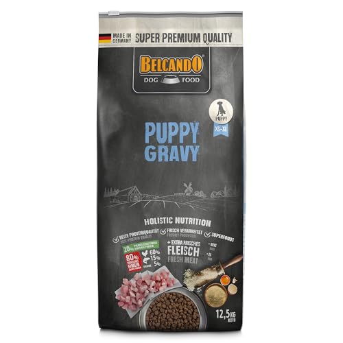 BELCANDO Puppy Gravy [12,5 kg] Welpenfutter | Trockenfutter für Welpen | Alleinfuttermittel für Welpen bis 4 Monate von Belcando