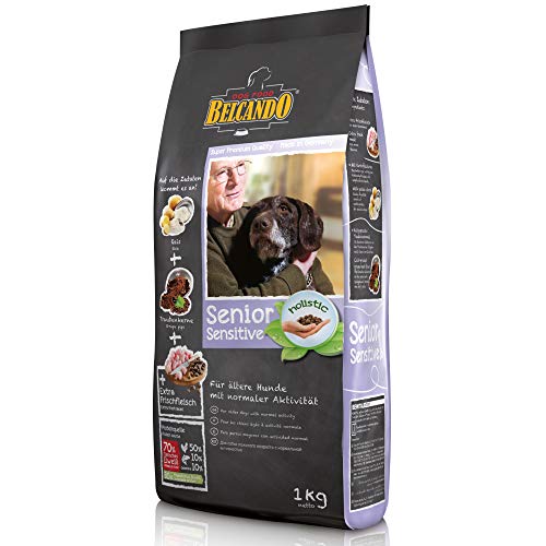 Belcando Senior Sensitive [1 kg] Hundefutter | Trockenfutter für ältere & empfindliche Hunde | Alleinfuttermittel für ältere Hunde Aller Rassen von Belcando