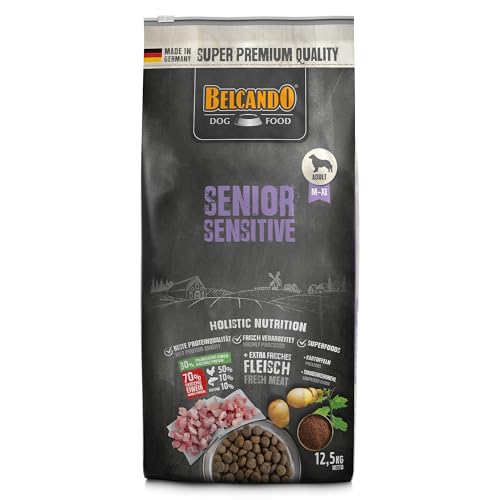 Belcando Senior Sensitive [12,5 kg] Hundefutter | Trockenfutter für ältere & empfindliche Hunde | Alleinfuttermittel für ältere Hunde Aller Rassen von Belcando