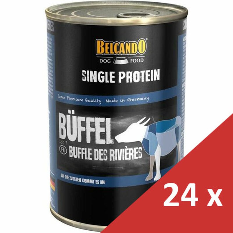 Belcando Single Protein 24 x 400 g B�ffel (8,54 € pro 1 kg) von Belcando