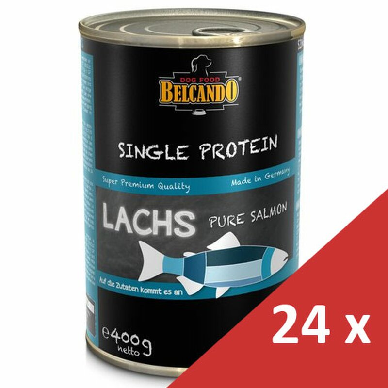 Belcando Single Protein 24 x 400 g Lachs (7,08 € pro 1 kg) von Belcando