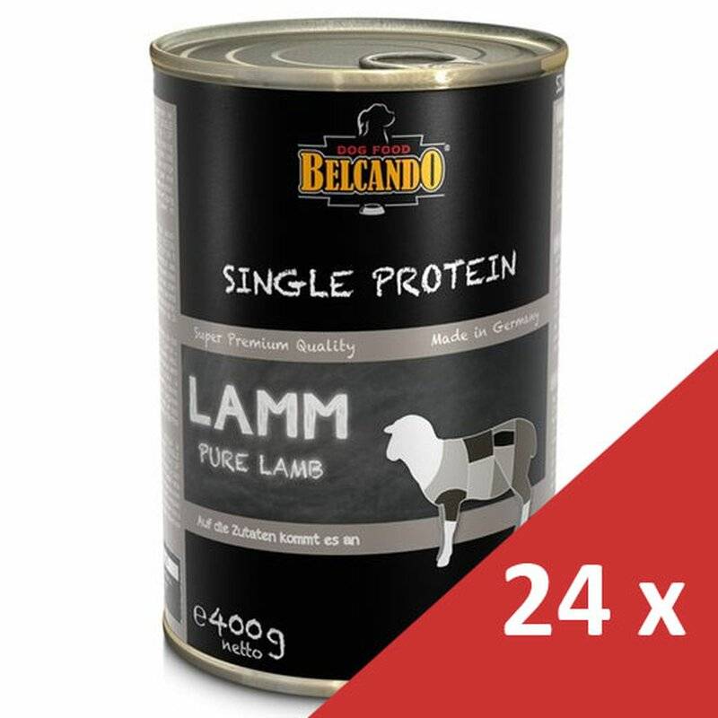 Belcando Single Protein 24 x 400 g Lamm (7,08 € pro 1 kg) von Belcando