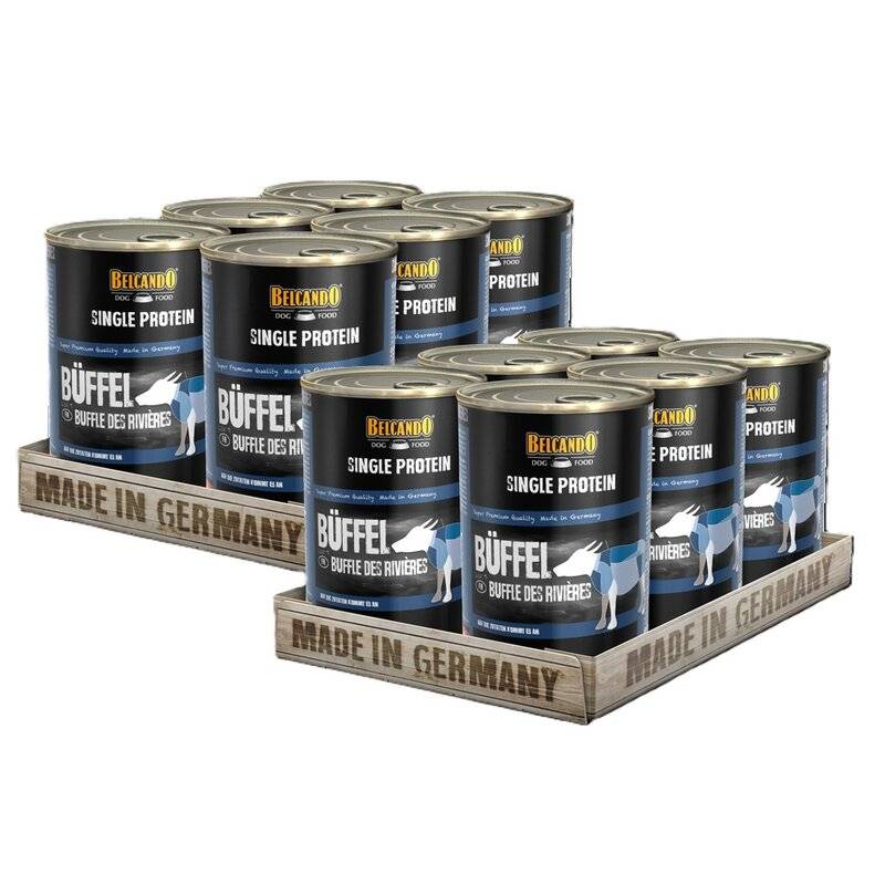 Belcando Single Protein Büffel 12 x 400 g (8,74 € pro 1 kg) von Belcando