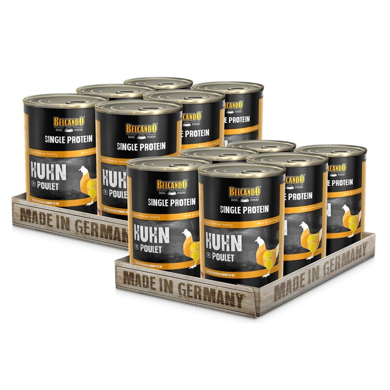 Belcando Single Protein Huhn 12 x 400g (6,45 € pro 1 kg) von Belcando