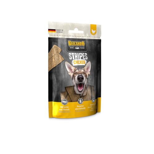 Belcando Stripes Chicken | 70 g | Snack für Hunde | Mit Superfoods: Bierhefe, Krill und aromatische Kräuter | Ohne Getreide | Ohne Verwendung von Zucker | Extra viel Fleisch Belcando Stripes Chicken | 70 g | Snack für Hunde | Mit Superfoods: Bierhefe, Krill und aromatische Kräuter | Ohne Getreide | Ohne Verwendung von Zucker | Extra viel Fleisch von Belcando