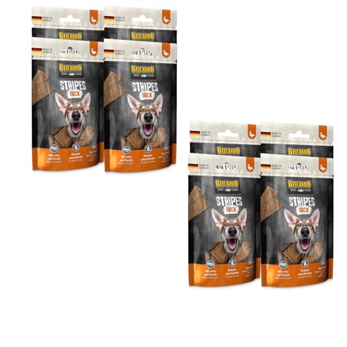 Belcando Stripes Duck | 8er Pack | 8 x 70 g | Snack für Hunde | Mit Superfoods: Bierhefe, Krill und aromatische Kräuter | Ohne Getreide und ohne Zucker | Mit extra viel Fleisch Belcando Stripes Duck | 8er Pack | 8 x 70 g | Snack für Hunde | Mit Superfoods: Bierhefe, Krill und aromatische Kräuter | Ohne Getreide und ohne Zucker | Mit extra viel Fleisch von Belcando