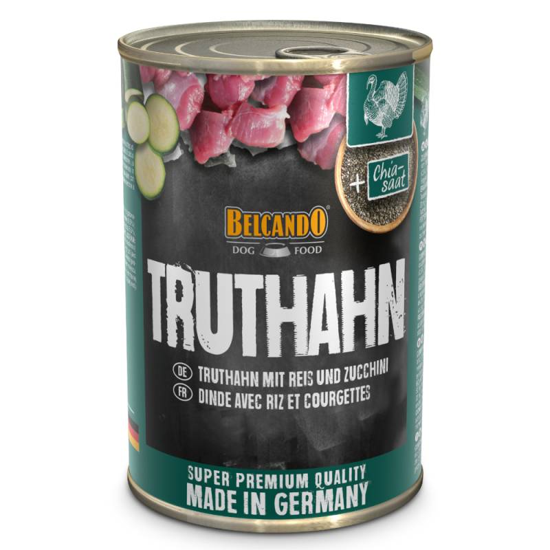 Belcando Super Premium 1 x 400 g - Truthahn mit Reis & Zucchini von Belcando