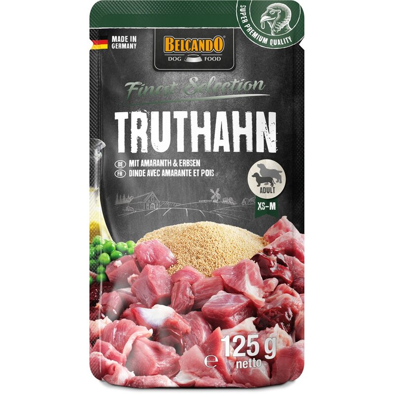 Belcando Truthahn mit Amaranth & Erbsen - 125 g (11,12 € pro 1 kg) von Belcando