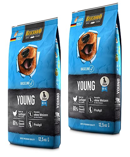 Belcando Young 2 x 12,5 kg Hundefutter ab einem Alter von etwa 4 Monaten von Belcando