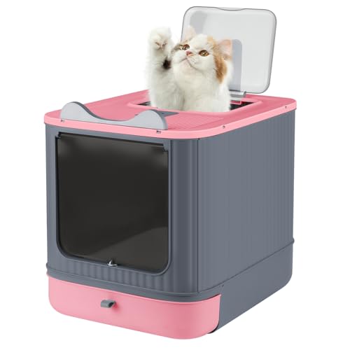 Belfoyer Klassisches Katzenklo 44,5×36,5×34,5 cm – PP Katzentoilette offen & geräumig, hygienisch & pflegeleicht, Rosa Belfoyer Klassisches Katzenklo 44,5×36,5×34,5 cm – PP Katzentoilette offen & geräumig, hygienisch & pflegeleicht, Rosa von Belfoyer