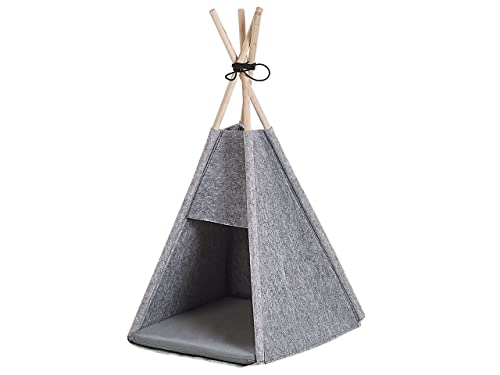 Praktisches Tierbett hellgrau aus Filz 35x40 cm Ulubey Praktisches Tierbett hellgrau aus Filz 35x40 cm Ulubey von Beliani
