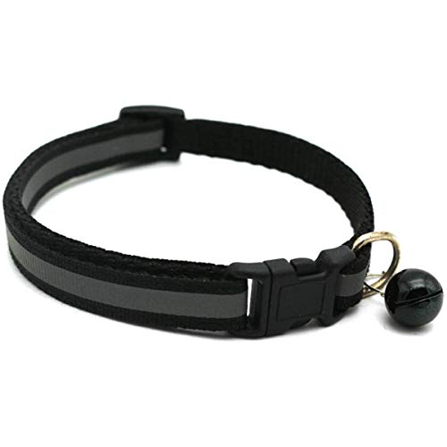 Reflektierendes und Bell Cat Collar Sicherheitselastisches verstellbares Halsband Haustierprodukt 10 Only Neck von Believewang