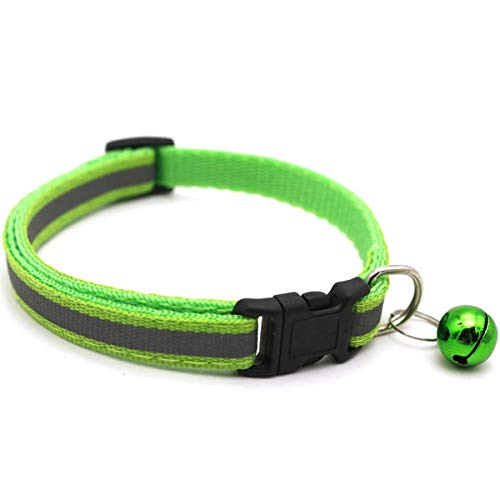 Reflektierendes und Bell Cat Collar Sicherheitselastisches verstellbares Halsband Haustierprodukt 7 Only Neck von Believewang