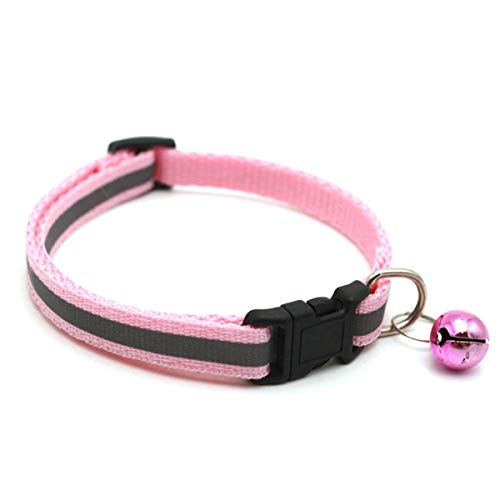 Reflektierendes und Bell Cat Collar Sicherheitselastisches verstellbares Halsband Haustierprodukt 9 Only Neck von Believewang