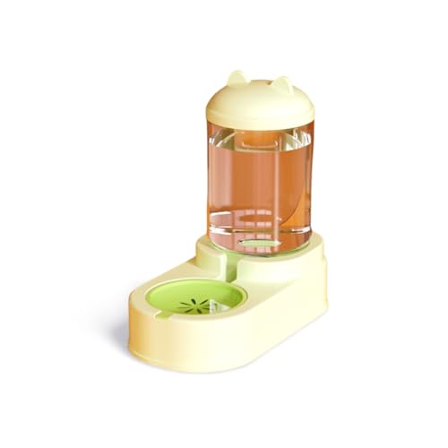 Belijoeuri,wasserspender Katzen, 1 liters, 25 x 13 x H 23.5 cm, Wasserspender für Haustiere (grün) von Belijoeuri