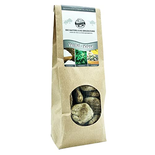 Bellfor Vermal Kekse 200g, Nahrungsergänzung für Hunde, natürliche Hundekekse zur Anwendung bei Ansiedlungen von Würmern & Anderen Parasiten von Bellfor