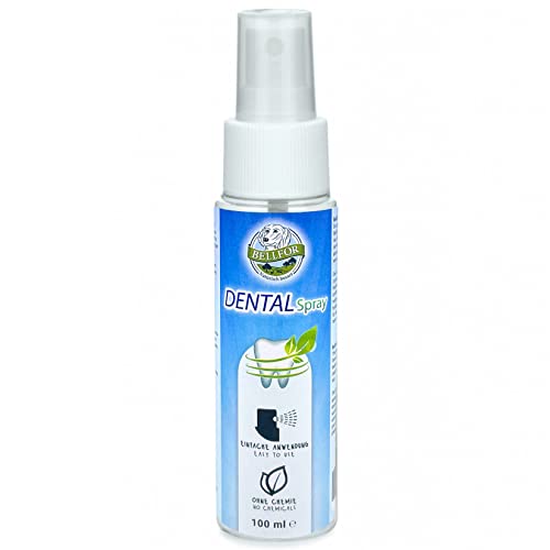 Bellfor Wirksame Zahnpflege mit Natürliche Inhaltsstoffe und Chemiefreie Zusammensetzung Gegen Mundgeruch Fördert die Gesundheit des Zahnfleischs Dentalspray für Hunde 100 ml Bellfor Wirksame Zahnpflege mit Natürliche Inhaltsstoffe und Chemiefreie Zusammensetzung Gegen Mundgeruch Fördert die Gesundheit des Zahnfleischs Dentalspray für Hunde 100 ml von Bellfor
