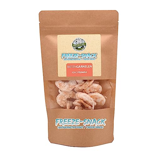 Bellfor Freeze-Snacks aus gefriergetrockneten Riesengarnelen - 35 g - frei von künstlichen Zusätzen und ideal als Trainings-Leckerli für Ihren Hund von Bellfor