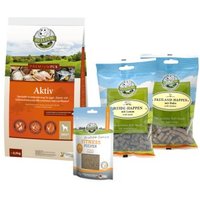 Bellfor Futterset für körperlich aktive Hunde - Premium PUR Aktiv + Fitness Pulver + Soft-Snacks 2,980 g von Bellfor