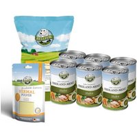 Bellfor Giardien Sparset - Hundefutter Nass 6x400g + Vermal Pulver 80g + Hühnertrockenfleisch 100g von Bellfor