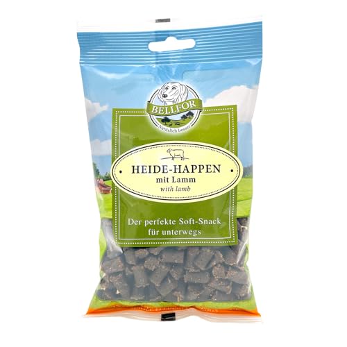 Bellfor Gutshof-Happen Hypoallergene getreidefreie Soft-Snack für Hunde mit hoher Verdaulichkeit ohne tierische Nebenerzeugnisse 200 g (Lamm) von Bellfor