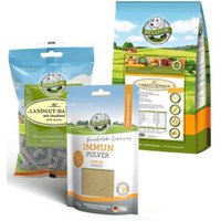 Bellfor IBD Set für Hunde - Landgut-Schmaus 7,5 kg + Immun Pulver 80g + Landgut-Happen 200g von Bellfor