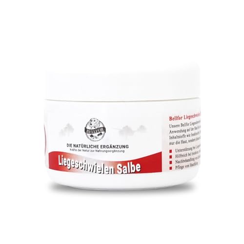 Bellfor Liegeschwielen Salbe für Hunde mit Insektenfett – 30 ml. Natürliche Pflege für Liegeschwielen, trockene Haut und Hautfalten. Beruhigt, schützt und unterstützt die Hautregeneration. von Bellfor