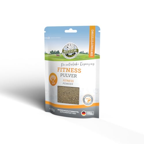 Bellfor Fitness Pulver für Hunde 250 g, natürliches Proteinpulver für Hunde als Nahrungsergänzung, Muskelerhaltend Dank wichtiger Aminosäuren, Insekten Pulver für Muskelaufbau Hund von Bellfor