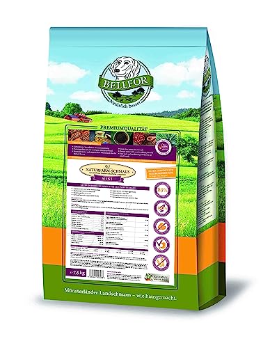 Bellfor Naturfarm-Schmaus Mini Hypoallergenes Getreidefreies Hundetrockenfutter mit Insekten 7,5 kg - für kleine Hunderassen von Bellfor