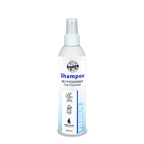 Bellfor Pyo-Health Hundeshampoo – 250 ml – Natürliche Pflege bei Juckreiz & Schuppen – Mit Glycerin & Kokosöl – Ideal für Hunde mit Empfindlicher Haut von Bellfor