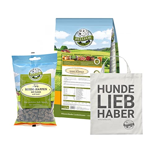 Bellfor Australian Shepherds Trockenfutter-Set - Getreidefrei, Glutenfrei, Ohne Synthetische Zusätze, Natürlicher Geschmack 3,2 kg von Bellfor