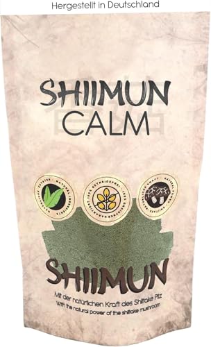 Bellfor Shiimun Calm – Beruhigungspulver für Hunde & Katzen – 120 g – Natürliche Rezeptur mit Shiitake & Bierhefe – Nicht Suchtfördernd, Sanft & Wirksam von Bellfor