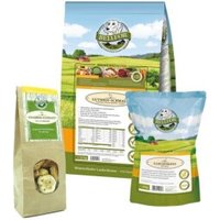 Bellfor Sparset Nr. 4. Gutshof Schmaus 7,5kg + Enten Fleischstreifen 100g + Knabber Schmaus 100g Bellfor Sparset Nr. 4. Gutshof Schmaus 7,5kg + Enten Fleischstreifen 100g + Knabber Schmaus 100g von Bellfor
