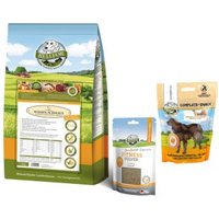 Bellfor Sparset für Windhunde: Wiesen-Schmaus 4 kg + Gelenke und Knochen Complete-Snack 150g + Fitness Pulver 80g von Bellfor