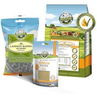 Bellfor Spezielles Futterset für große Hunde mit Leishmaniose - Naturgut-Schmaus 4 kg + Landgut-Happen 200 g + Immun 80 g von Bellfor