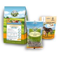 Bellfor Welpenfutter Set für große Rassen - Wiesen-Schmaus Junior 4 kg + Freiland-Happen 200g + Gelenke & Knochen Complete-Snack 150g von Bellfor