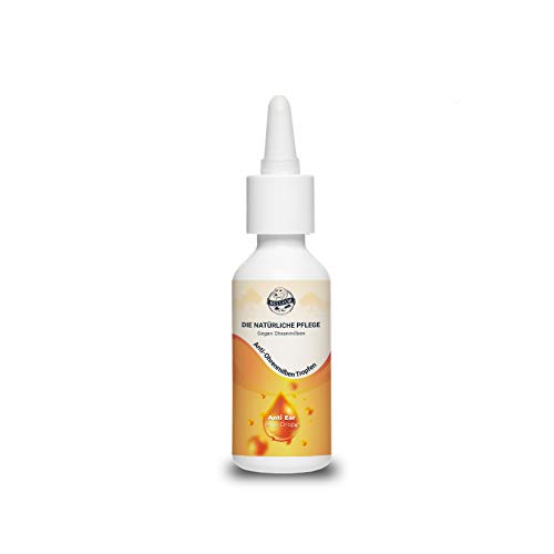 Bellfor Ohrmilben Tropfen für Hunde – 50 ml – Mit Salbeiöl, Rizinusöl & Teebaumöl – Natürliche Pflege gegen Ohrmilben, Sanft & Wirksam bei Befall von Bellfor