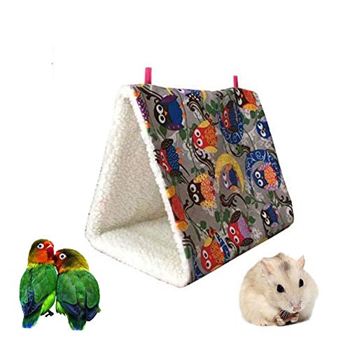 Bello Luna Vogel Hängematte für Käfig für Papagei Sittich Nymphensittiche Kakadu Conure Canary Lovebird Finch - Weiß/M von Bello Luna