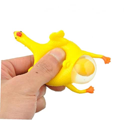 Bemvp Legen Hen Ei Spielzeug Squeeze Hähnchen Keychain Stress Relief Entlüftung Spielzeug Unfug Geschenk Schlüsselanhänger Schlüsselanhänger Brieftasche Anhänger von Bemvp