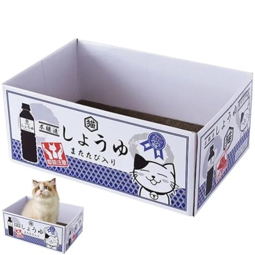 Katzen-kartonhaus Kratzpads, Katzen-karton-kratzbox, Katzenbox, Katzenbett Für Den Innenbereich, Versteck Für Katzen, Kaninchen, Hasen, Kleine Tiere von Bemvp