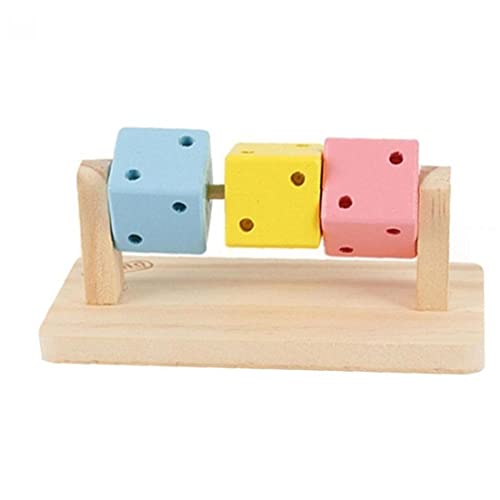 Kleines Haustier Kauen Spielzeug 1 Stück Bunte Hamster Spiel Würfel Holzplattformblöcke Für Kaninchen Gerbil Käfig Zubehör Zufällige Farbe Kleines Haustier Kauen Spielzeug 1 Stück Bunte Hamster Spiel Würfel Holzplattformblöcke Für Kaninchen Gerbil Käfig Zubehör Zufällige Farbe von Bemvp